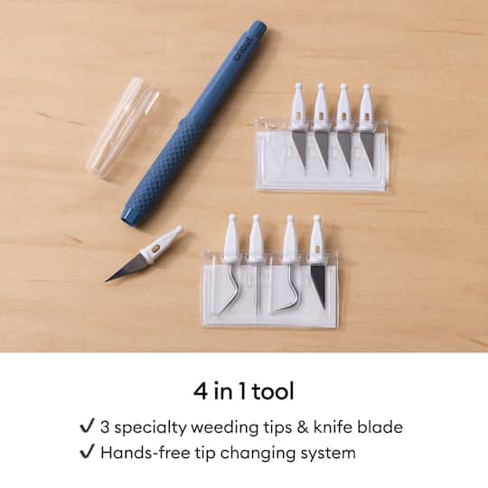 Cricut® TrueControl™ Blue Craft Knife & Weeding Kit